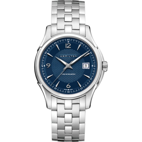 Orologio Hamilton Viewmatic 40mm. Cassa in acciaio, movimento automatico con 80h di riserva di carica, fondello a vista e impermeabile 50 metri.