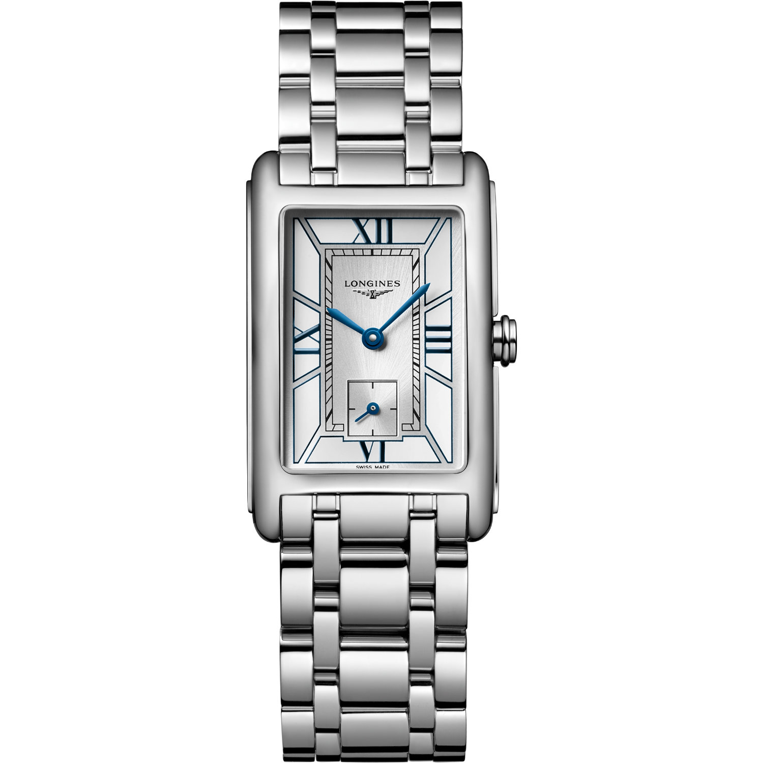 Orologio Longines Dolcevita Quarzo. Cassa in acciaio da 37mm, movimento al quarzo, vetro zaffiro. Impermeabile 100 metri.