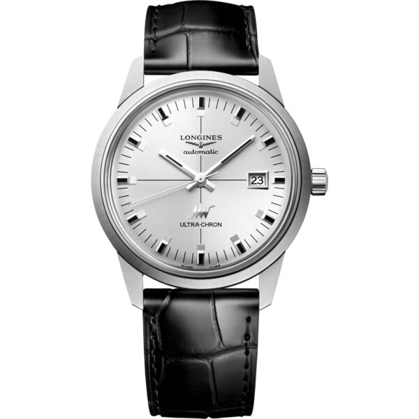 Orologio Longines Ultra-Chron Automatico 40mm. Cassa in acciaio, movimento automatico, vetro zaffiro, impermeabile 50 metri.