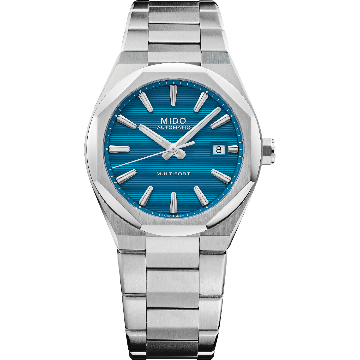 Orologio Mido Multifort 8 One Crown Automatico 40mm, cassa acciaio, impermeabile 100 metri