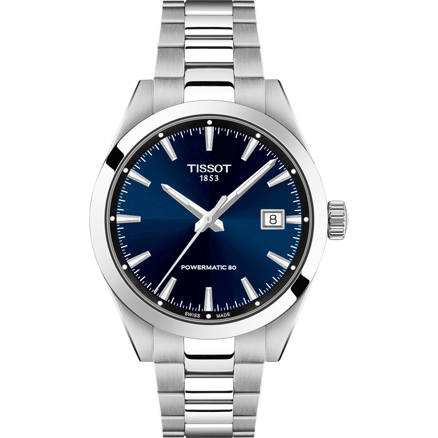 Orologio Tissot Gentleman Automatico 38mm, cassa e bracciale in acciaio